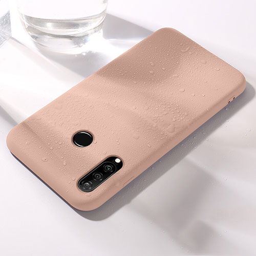 Ultra-thin Silicone Gel Soft Case 360 Degrees Cover for Huawei P30 Lite Rose Gold