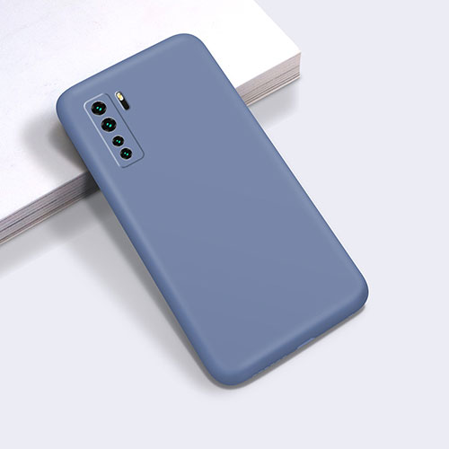 Ultra-thin Silicone Gel Soft Case 360 Degrees Cover for Huawei P40 Lite 5G Gray