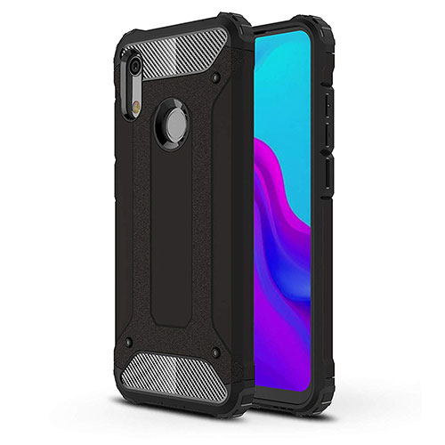 Ultra-thin Silicone Gel Soft Case 360 Degrees Cover for Huawei Y6 Prime (2019) Black