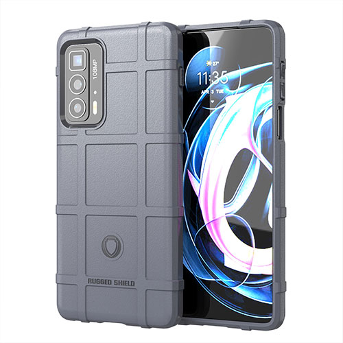 Ultra-thin Silicone Gel Soft Case 360 Degrees Cover for Motorola Moto Edge S Pro 5G Gray