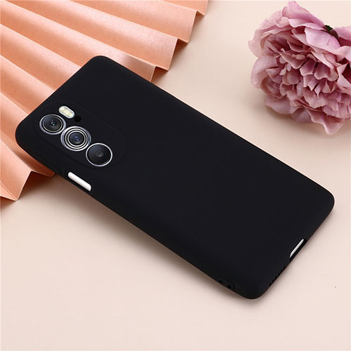 Ultra-thin Silicone Gel Soft Case 360 Degrees Cover for Motorola Moto Edge X30 5G Black