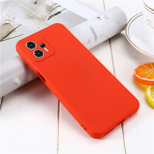 Ultra-thin Silicone Gel Soft Case 360 Degrees Cover for Motorola Moto G23 Red