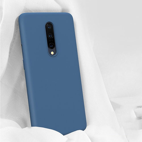 Ultra-thin Silicone Gel Soft Case 360 Degrees Cover for OnePlus 7 Pro Blue