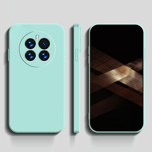 Ultra-thin Silicone Gel Soft Case 360 Degrees Cover for Oppo A2 Pro 5G Cyan