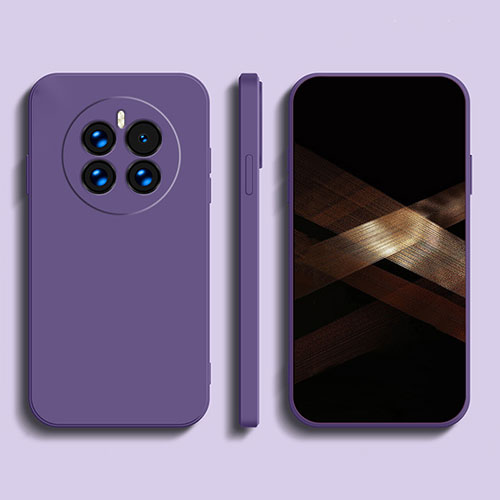 Ultra-thin Silicone Gel Soft Case 360 Degrees Cover for Oppo A2 Pro 5G Purple