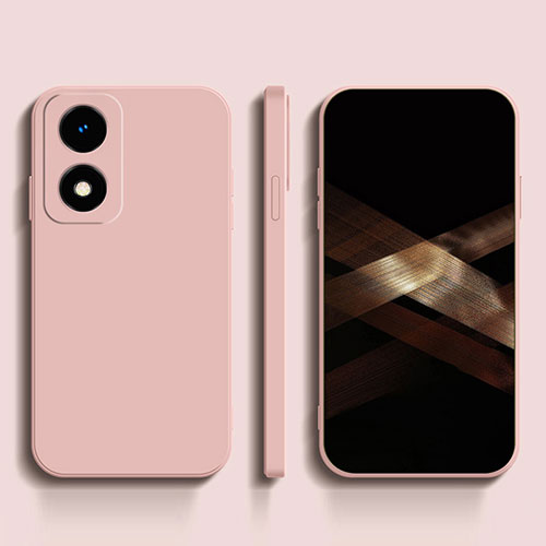 Ultra-thin Silicone Gel Soft Case 360 Degrees Cover for Oppo A2x 5G Pink