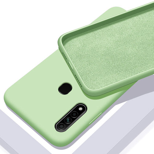 Ultra-thin Silicone Gel Soft Case 360 Degrees Cover for Oppo A31 Green