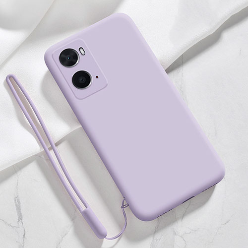 Ultra-thin Silicone Gel Soft Case 360 Degrees Cover for Oppo A36 Clove Purple