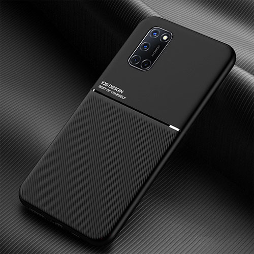 Ultra-thin Silicone Gel Soft Case 360 Degrees Cover for Oppo A72 Black