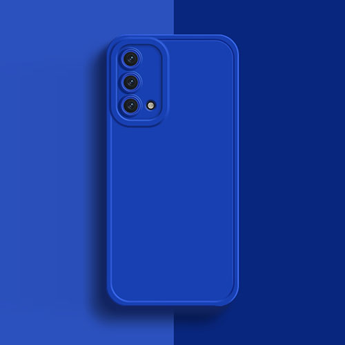 Ultra-thin Silicone Gel Soft Case 360 Degrees Cover for Oppo A74 5G Blue