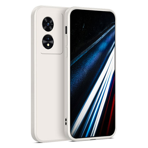 Ultra-thin Silicone Gel Soft Case 360 Degrees Cover for Oppo A78 4G White