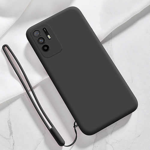 Ultra-thin Silicone Gel Soft Case 360 Degrees Cover for Oppo A94 5G Black