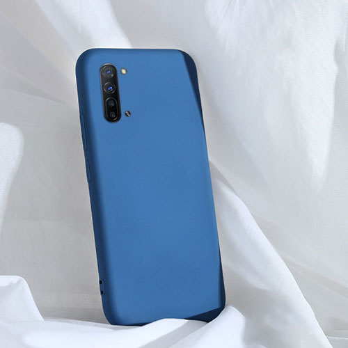 Ultra-thin Silicone Gel Soft Case 360 Degrees Cover for Oppo F15 Blue