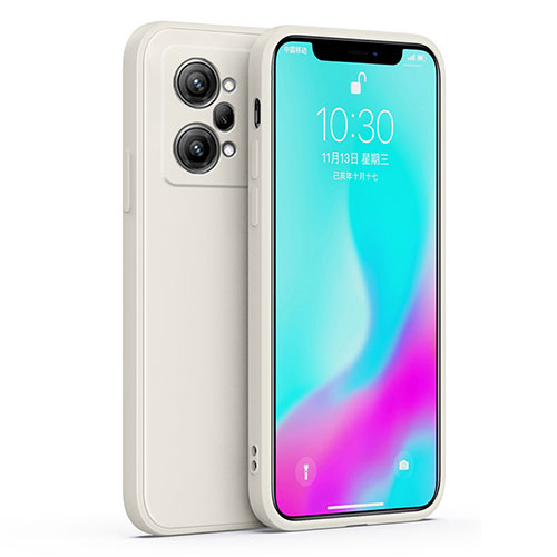 Ultra-thin Silicone Gel Soft Case 360 Degrees Cover for Oppo K10 Pro 5G White