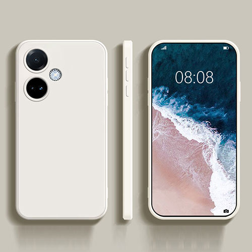 Ultra-thin Silicone Gel Soft Case 360 Degrees Cover for Oppo K11 5G White