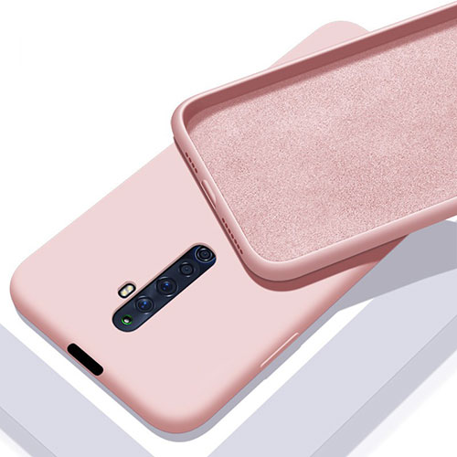 Ultra-thin Silicone Gel Soft Case 360 Degrees Cover for Oppo Reno2 Z Pink