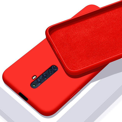 Ultra-thin Silicone Gel Soft Case 360 Degrees Cover for Oppo Reno2 Z Red