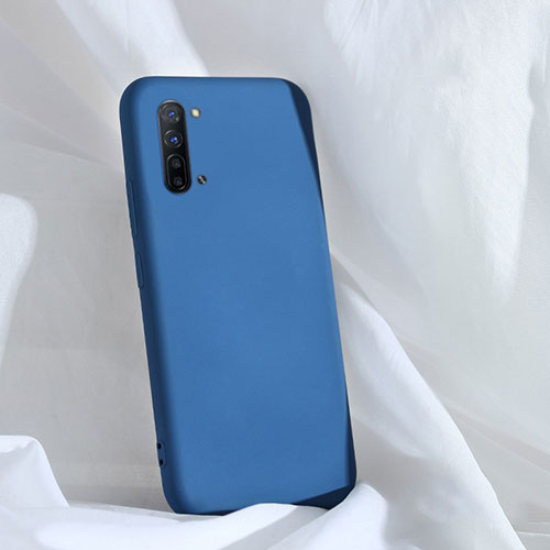 Ultra-thin Silicone Gel Soft Case 360 Degrees Cover for Oppo Reno3 Blue