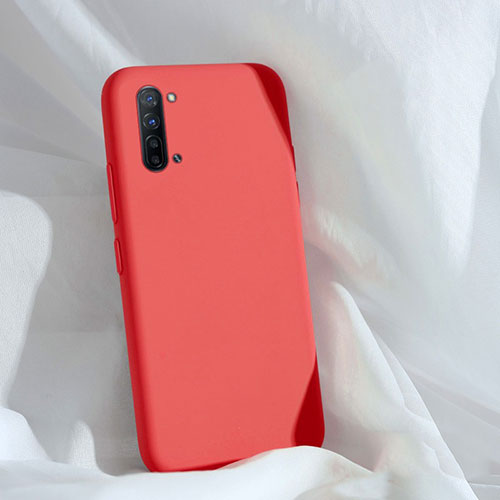 Ultra-thin Silicone Gel Soft Case 360 Degrees Cover for Oppo Reno3 Red