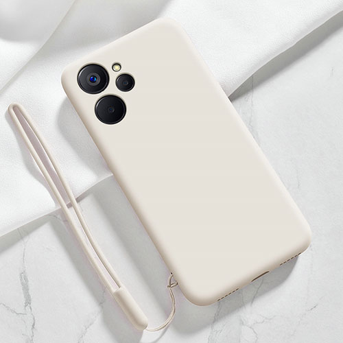 Ultra-thin Silicone Gel Soft Case 360 Degrees Cover for Realme 10 5G White