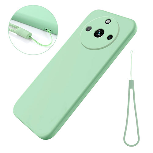 Ultra-thin Silicone Gel Soft Case 360 Degrees Cover for Realme 11 Pro 5G Green