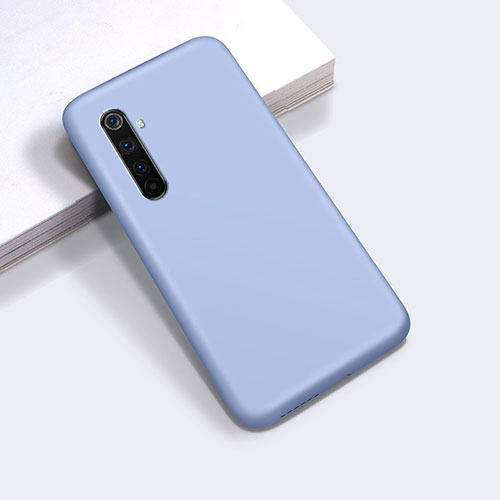 Ultra-thin Silicone Gel Soft Case 360 Degrees Cover for Realme 6 Pro Sky Blue