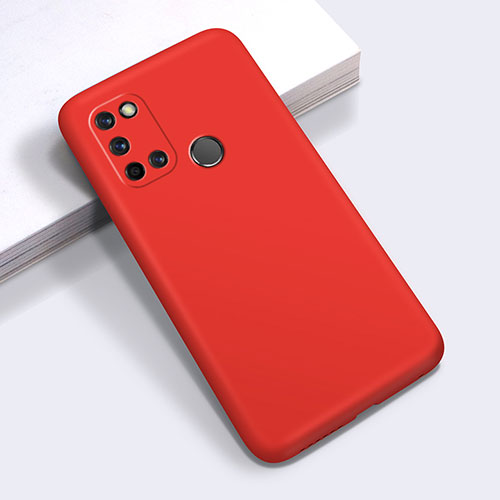 Ultra-thin Silicone Gel Soft Case 360 Degrees Cover for Realme 7i Red