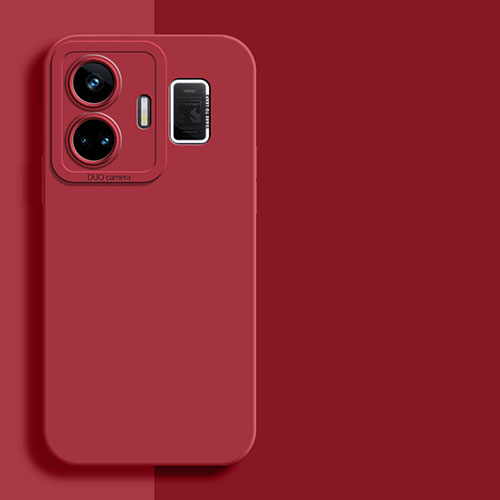 Ultra-thin Silicone Gel Soft Case 360 Degrees Cover for Realme GT Neo5 240W 5G Red