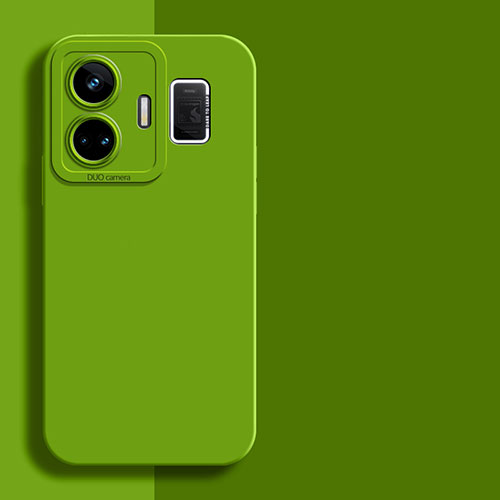 Ultra-thin Silicone Gel Soft Case 360 Degrees Cover for Realme GT3 5G Green