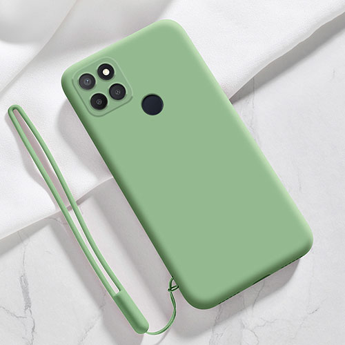 Ultra-thin Silicone Gel Soft Case 360 Degrees Cover for Realme Narzo 50A Green