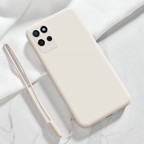 Ultra-thin Silicone Gel Soft Case 360 Degrees Cover for Realme V11s 5G White