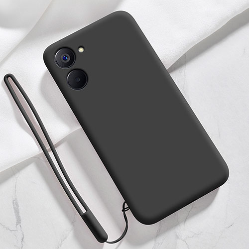 Ultra-thin Silicone Gel Soft Case 360 Degrees Cover for Realme V20 5G Black