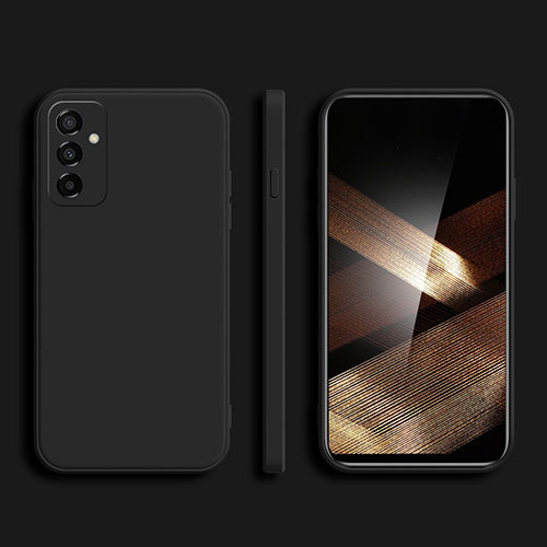 Ultra-thin Silicone Gel Soft Case 360 Degrees Cover for Samsung Galaxy A15 4G Black