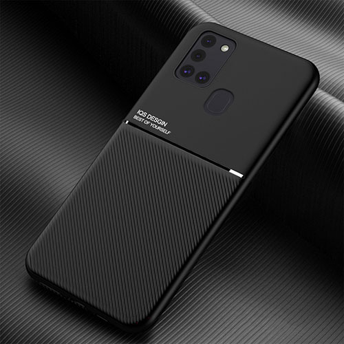 Ultra-thin Silicone Gel Soft Case 360 Degrees Cover for Samsung Galaxy A21s Black