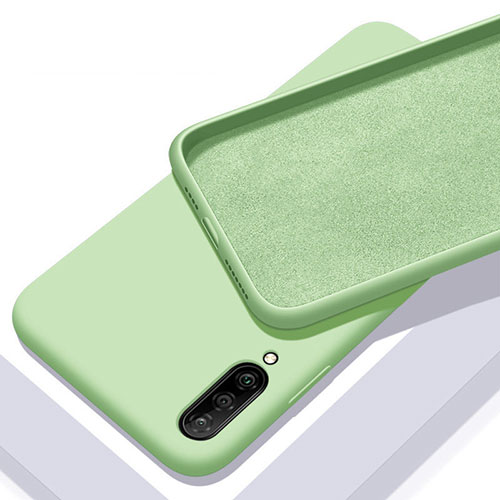 Ultra-thin Silicone Gel Soft Case 360 Degrees Cover for Samsung Galaxy A70 Green