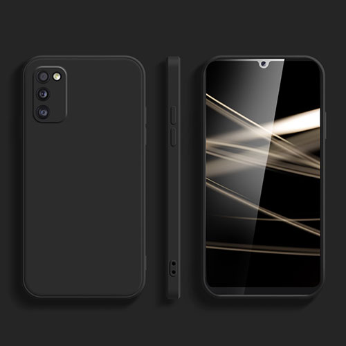 Ultra-thin Silicone Gel Soft Case 360 Degrees Cover for Samsung Galaxy F02S SM-E025F Black