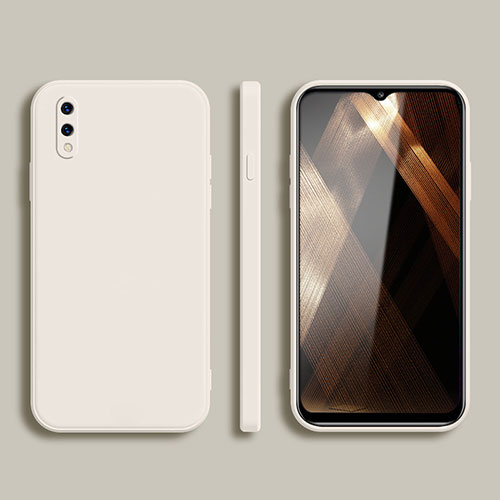 Ultra-thin Silicone Gel Soft Case 360 Degrees Cover for Samsung Galaxy M02 White