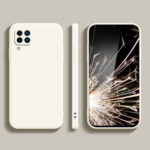 Ultra-thin Silicone Gel Soft Case 360 Degrees Cover for Samsung Galaxy M22 4G White