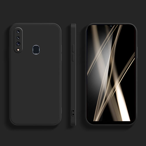 Ultra-thin Silicone Gel Soft Case 360 Degrees Cover for Samsung Galaxy M30 Black