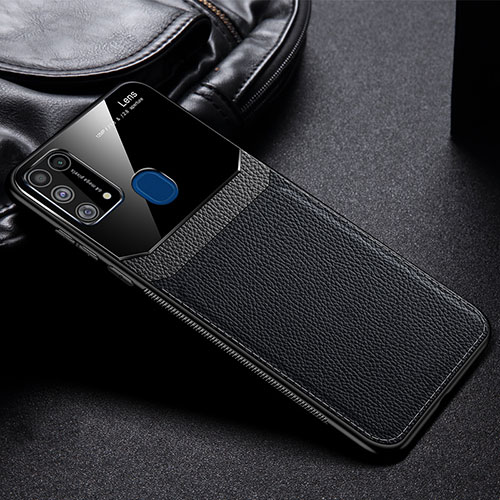 Ultra-thin Silicone Gel Soft Case 360 Degrees Cover for Samsung Galaxy M31 Black