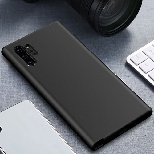 Ultra-thin Silicone Gel Soft Case 360 Degrees Cover for Samsung Galaxy Note 10 Plus 5G Black