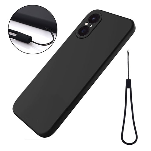 Ultra-thin Silicone Gel Soft Case 360 Degrees Cover for Sony Xperia 5 V Black