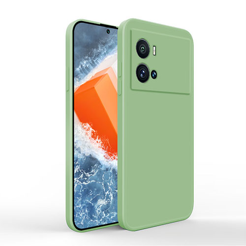 Ultra-thin Silicone Gel Soft Case 360 Degrees Cover for Vivo iQOO 9 5G Green