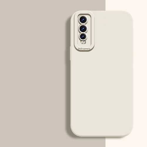 Ultra-thin Silicone Gel Soft Case 360 Degrees Cover for Vivo iQOO U1 White