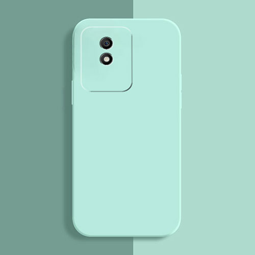 Ultra-thin Silicone Gel Soft Case 360 Degrees Cover for Vivo Y11 (2023) Cyan