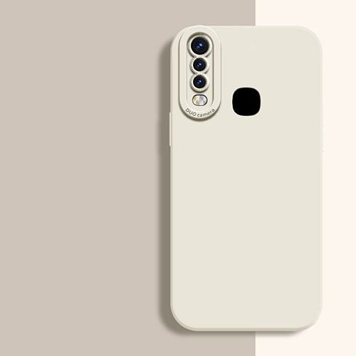 Ultra-thin Silicone Gel Soft Case 360 Degrees Cover for Vivo Y11 White