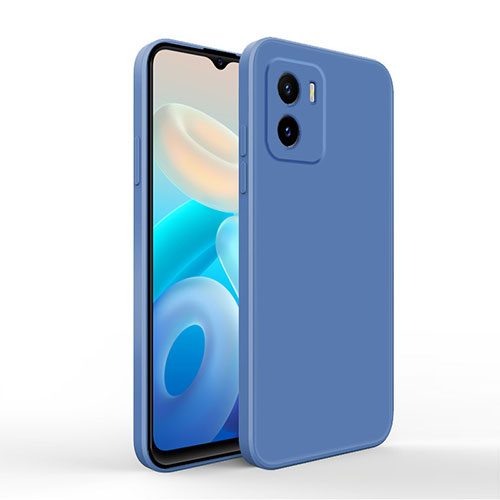 Ultra-thin Silicone Gel Soft Case 360 Degrees Cover for Vivo Y15A Blue