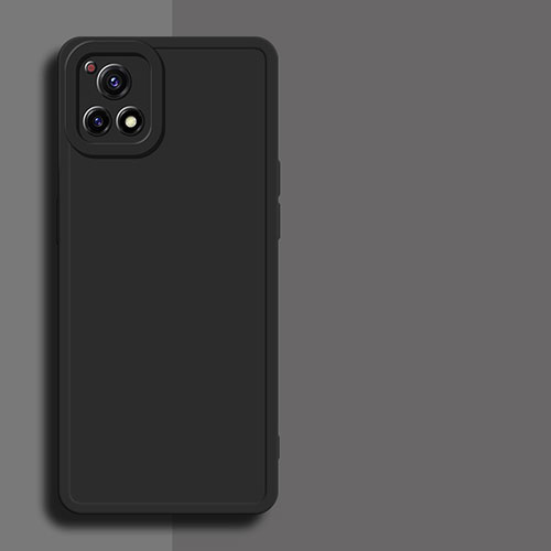 Ultra-thin Silicone Gel Soft Case 360 Degrees Cover for Vivo Y31s 5G Black