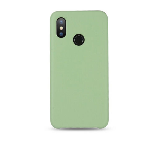 Ultra-thin Silicone Gel Soft Case 360 Degrees Cover for Xiaomi Mi 8 Green