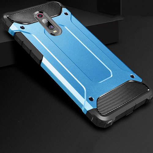 Ultra-thin Silicone Gel Soft Case 360 Degrees Cover for Xiaomi Mi 9T Blue